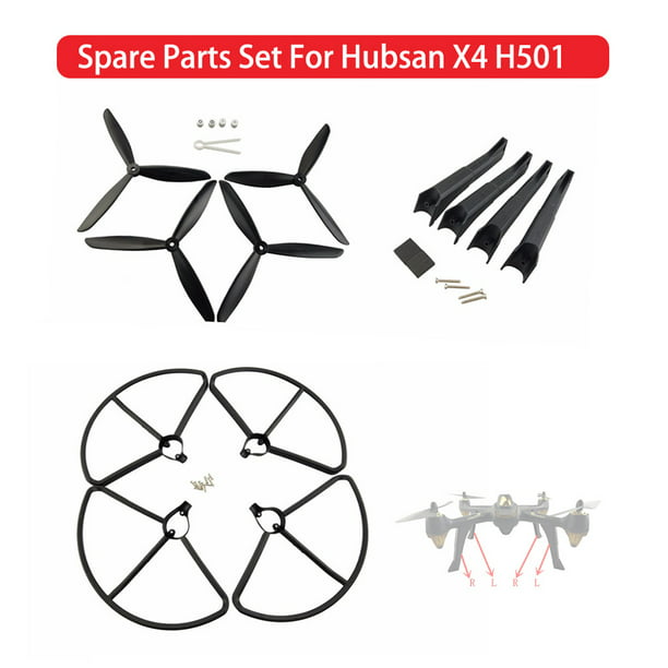 4 Pairs Propeller CW/CCW Blade for Hubsan H501S H501C H501A H501M RC PV